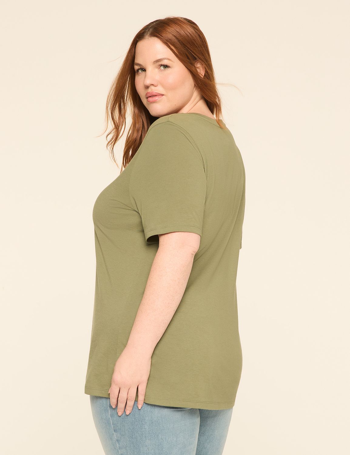Perfect Sleeve V-Neck Tee