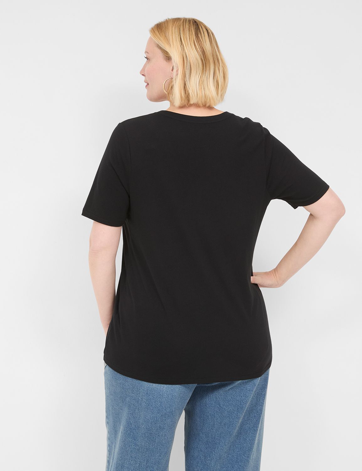 Perfect Sleeve V-Neck Tee