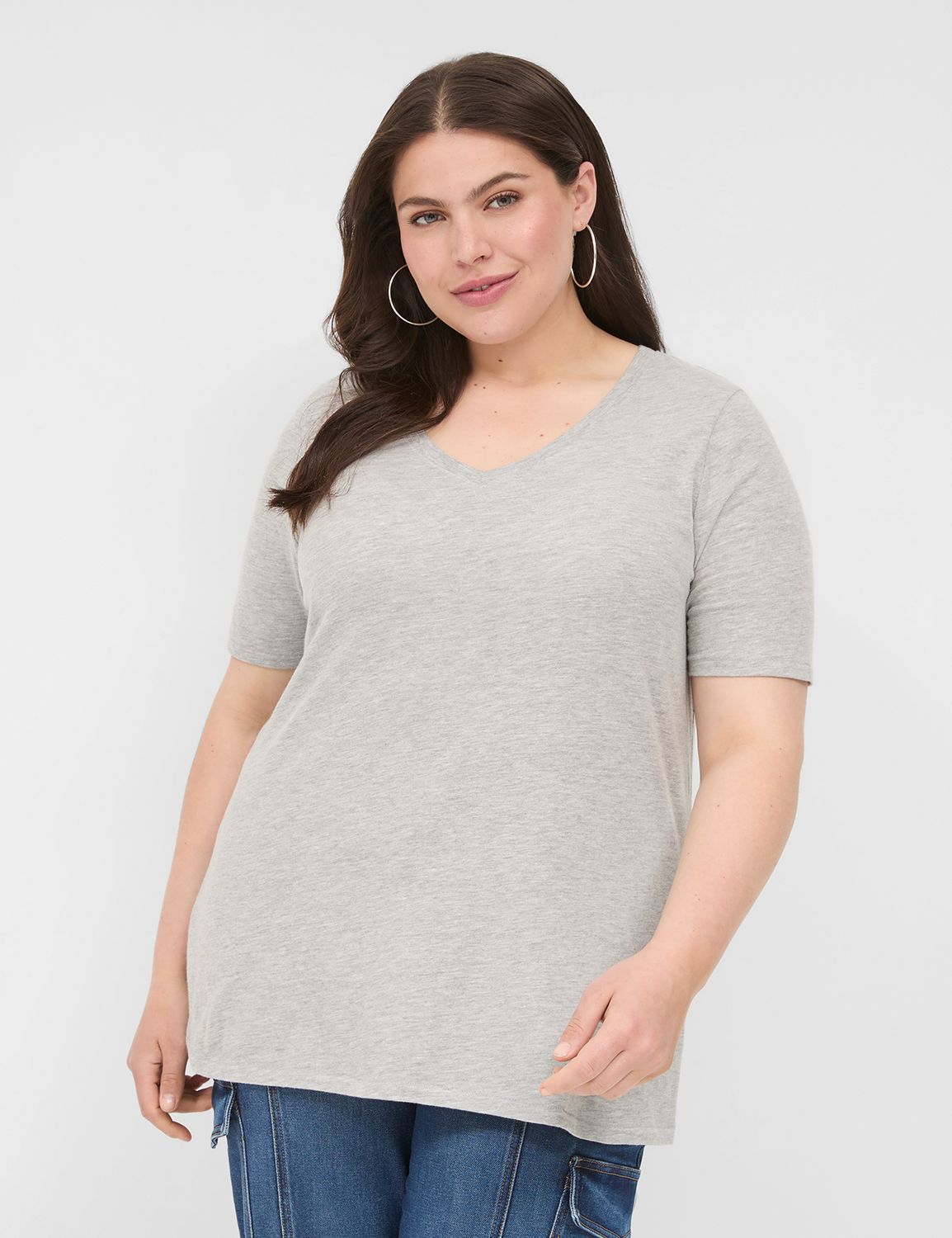 Perfect Sleeve V-Neck Tee