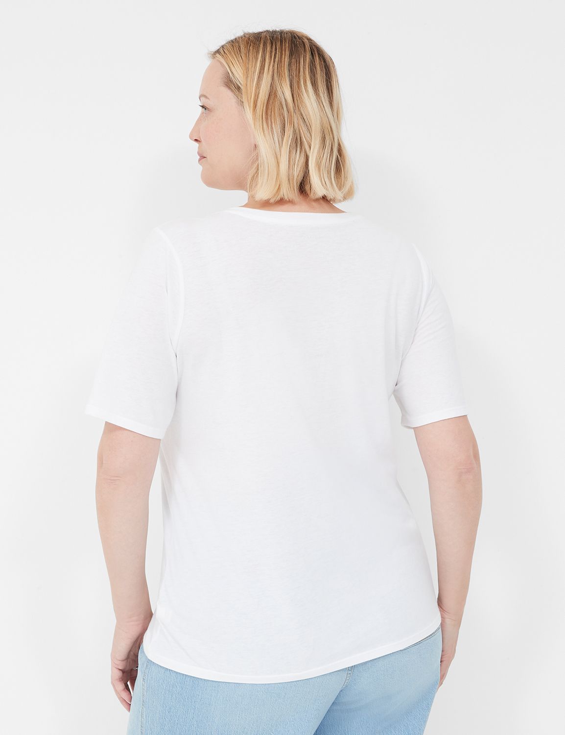 Perfect Sleeve V-Neck Tee