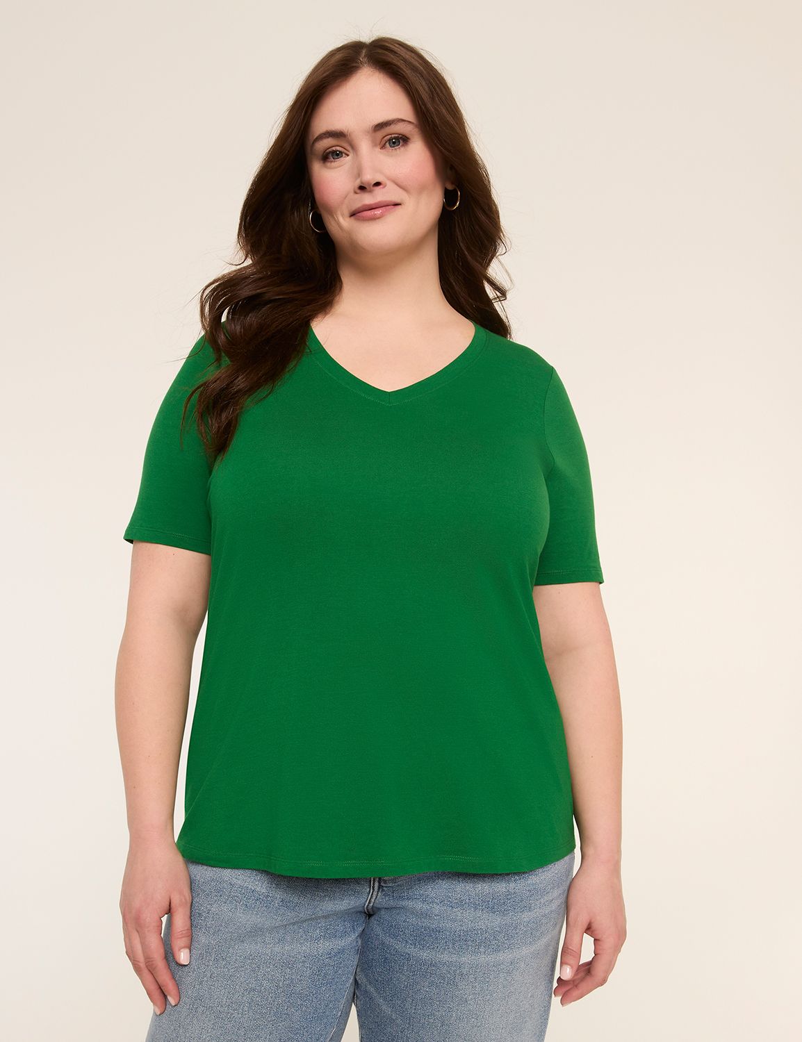 Perfect Sleeve V-Neck Tee