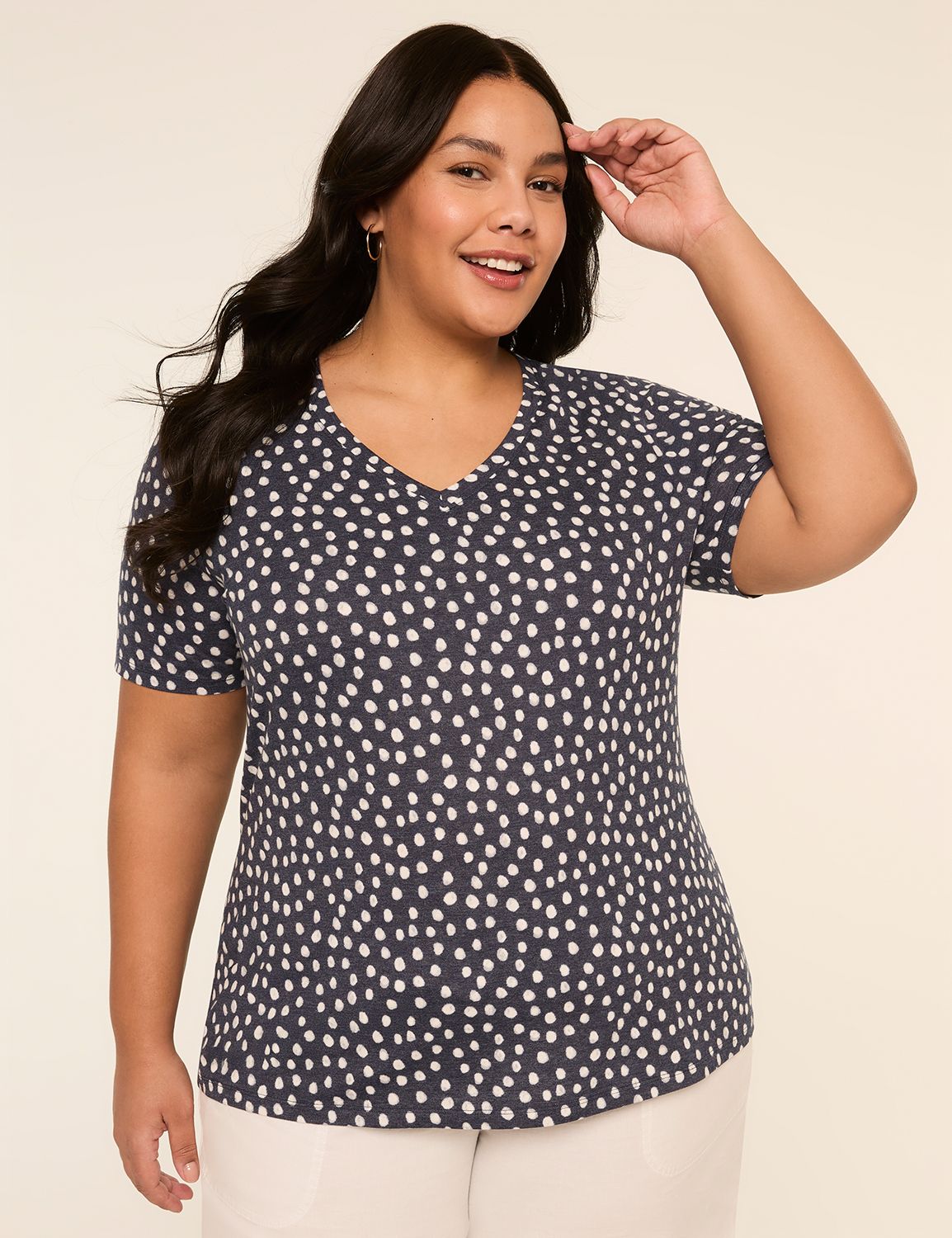 Perfect Sleeve V-Neck Tee