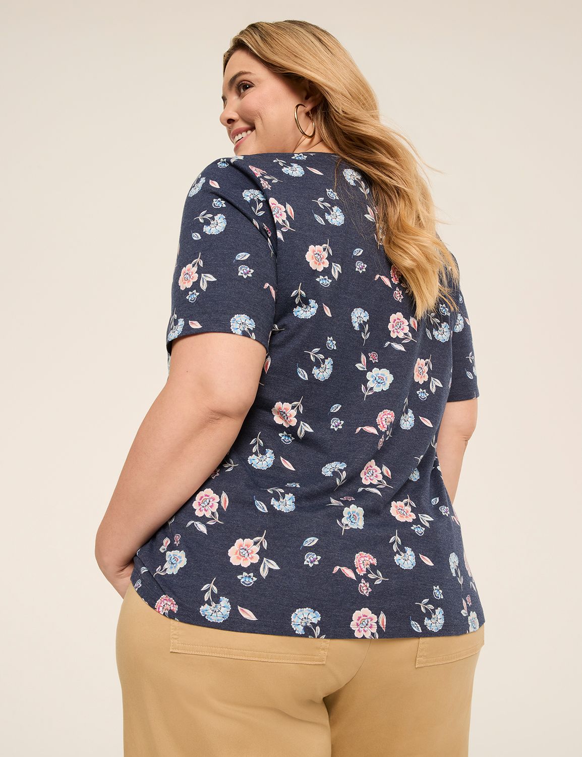 Perfect Sleeve V-Neck Tee