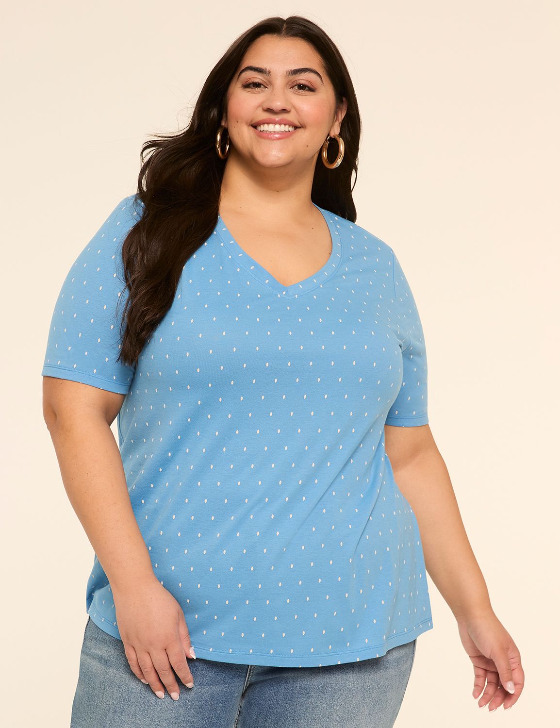 Perfect Sleeve V-Neck Tee