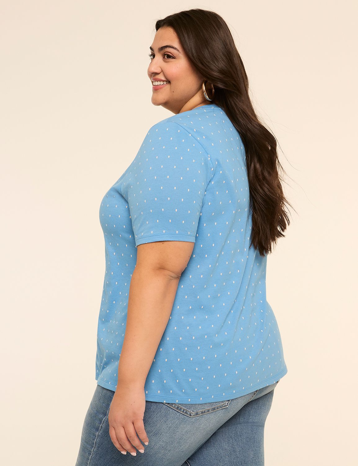 Perfect Sleeve V-Neck Tee