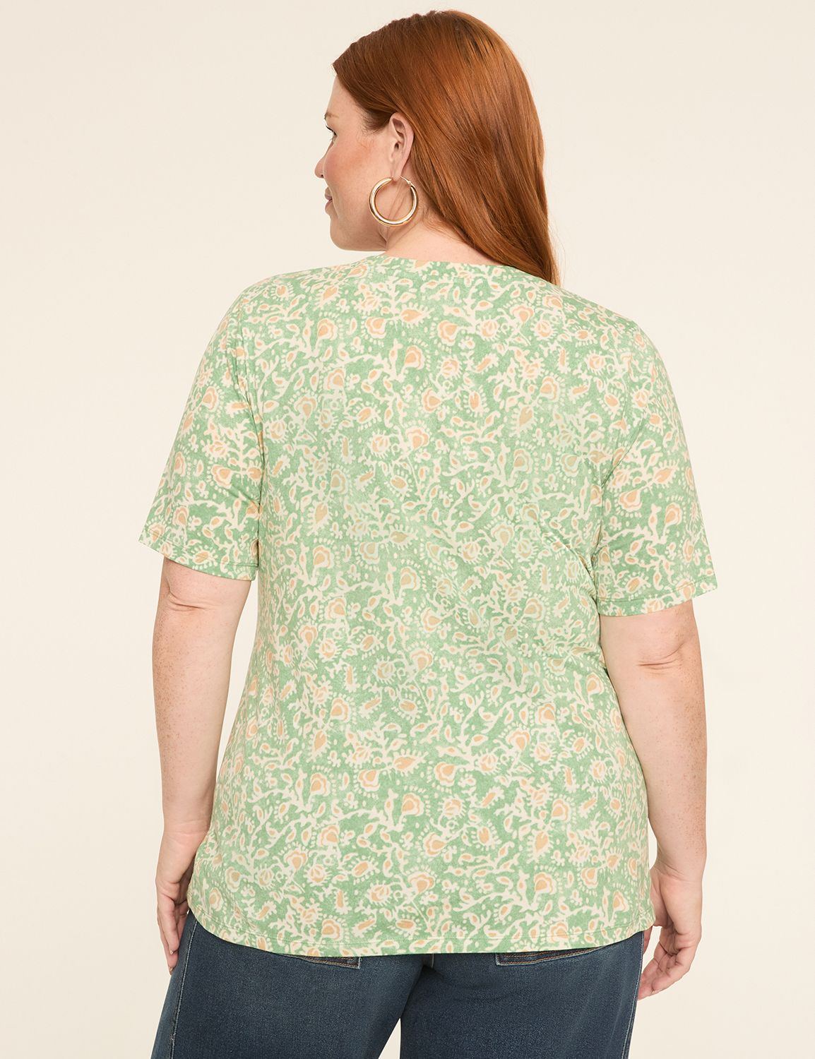 Perfect Sleeve V-Neck Tee