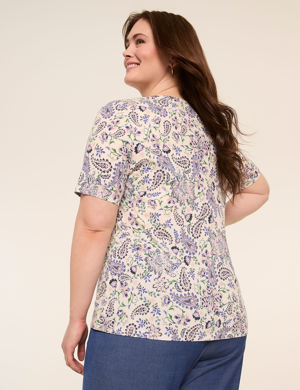 Perfect Sleeve V-Neck Tee