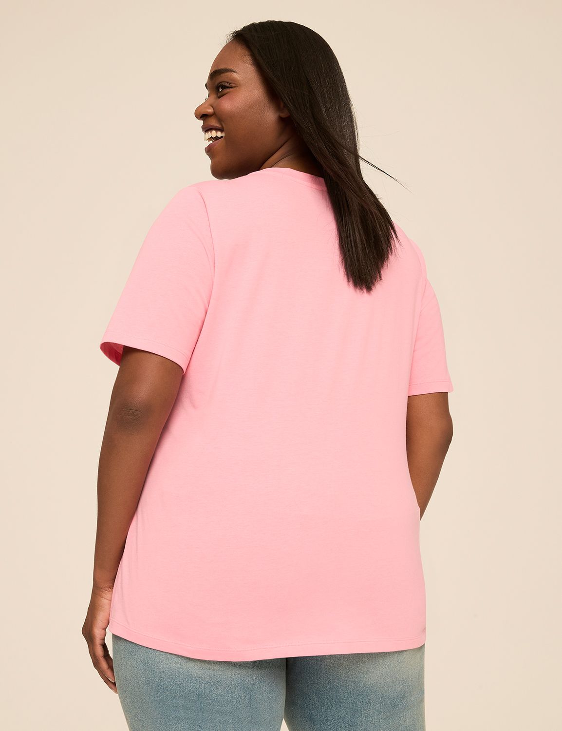 Perfect Sleeve V-Neck Tee