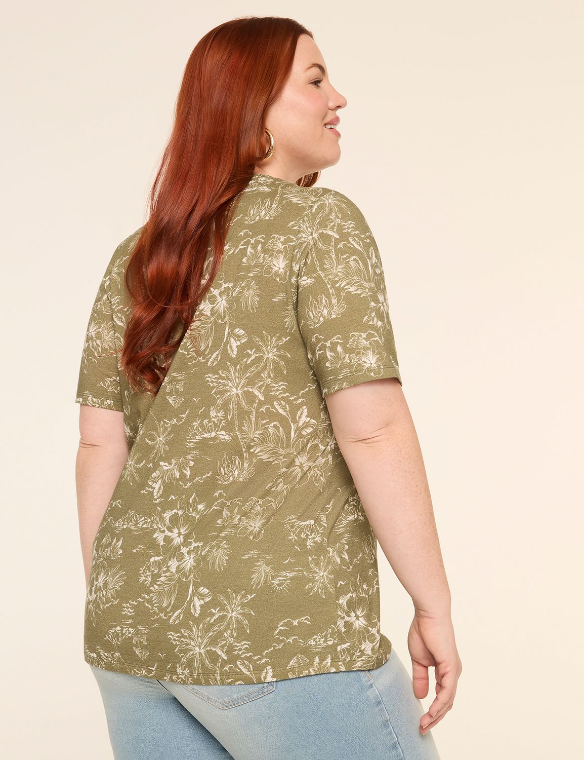 Perfect Sleeve V-Neck Tee