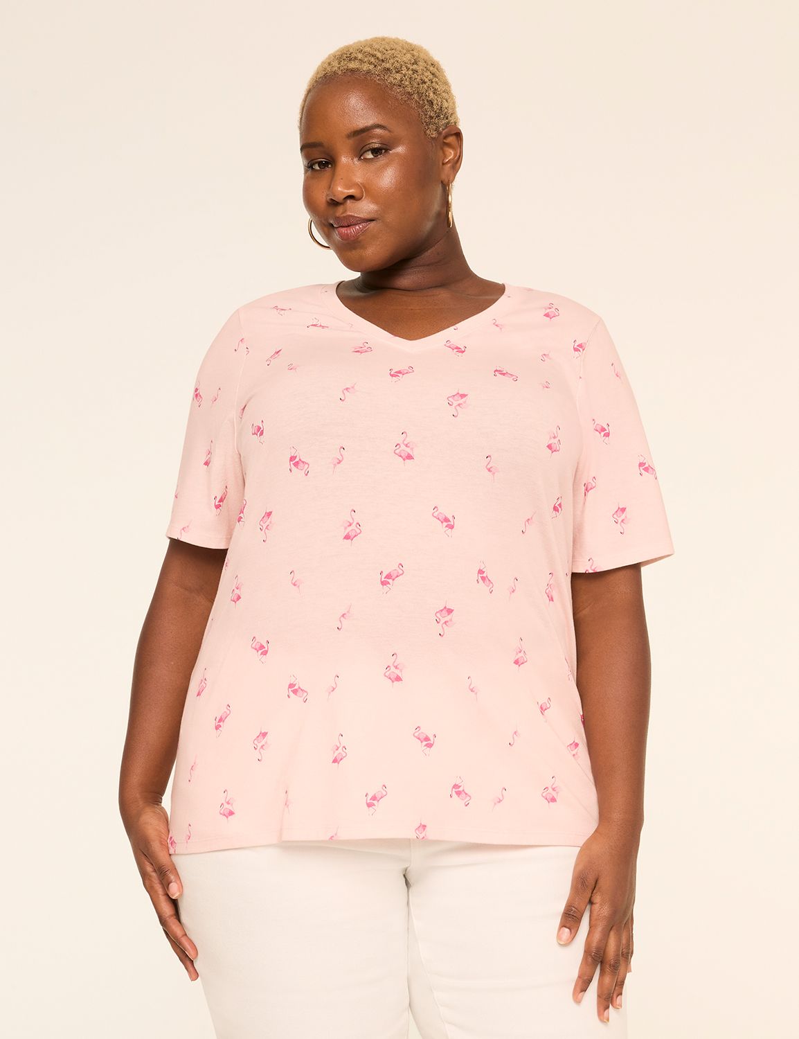 Perfect Sleeve V-Neck Tee