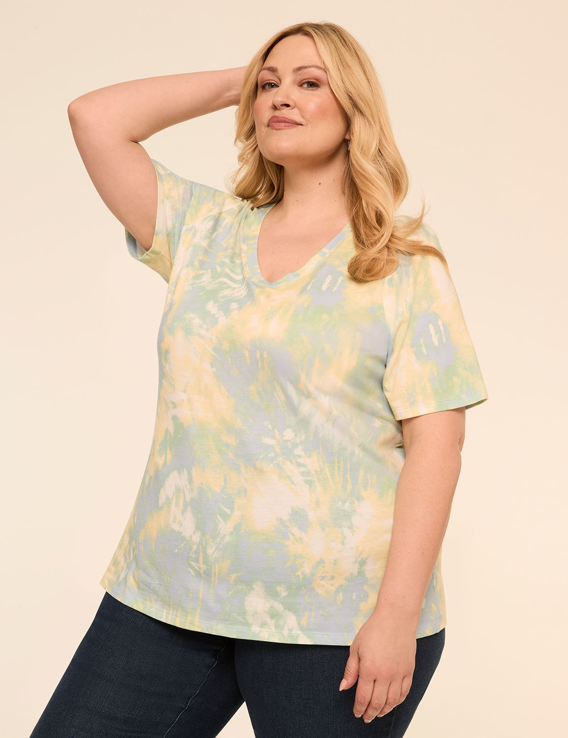 Perfect Sleeve V-Neck Tee