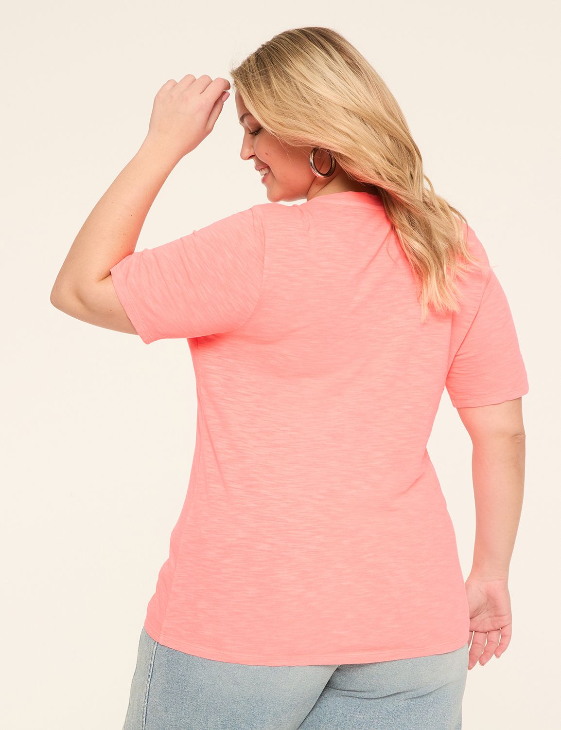 Perfect Sleeve V-Neck Tee