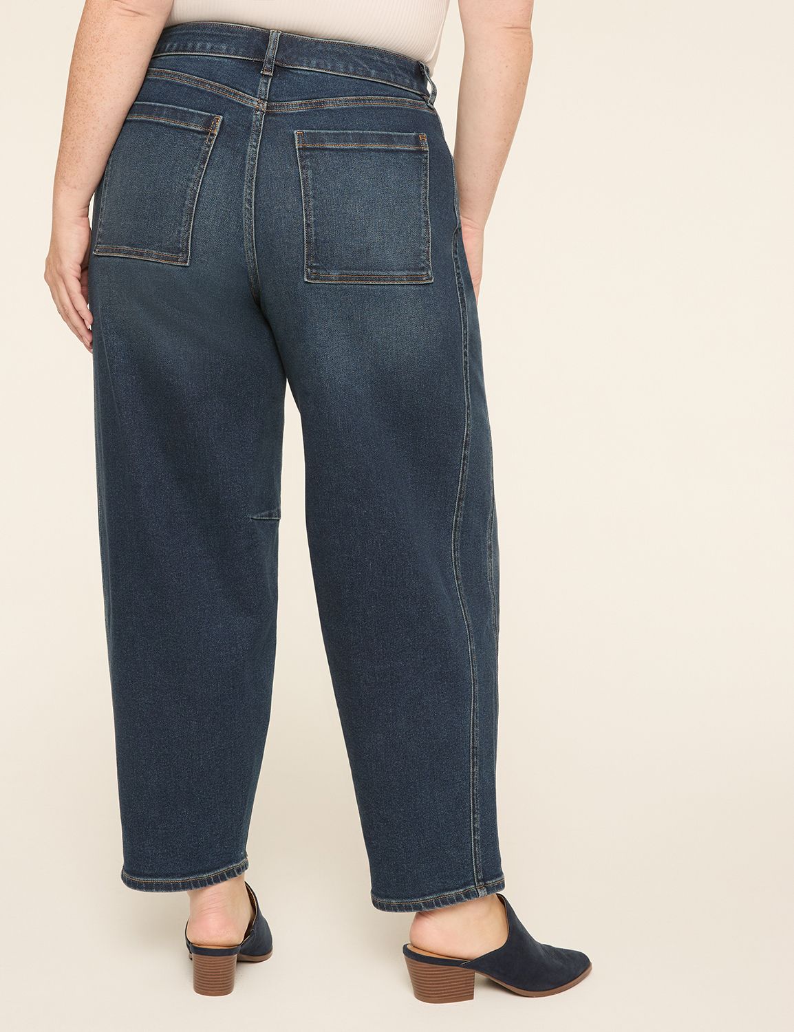 Barrel Patch Pocket Jean