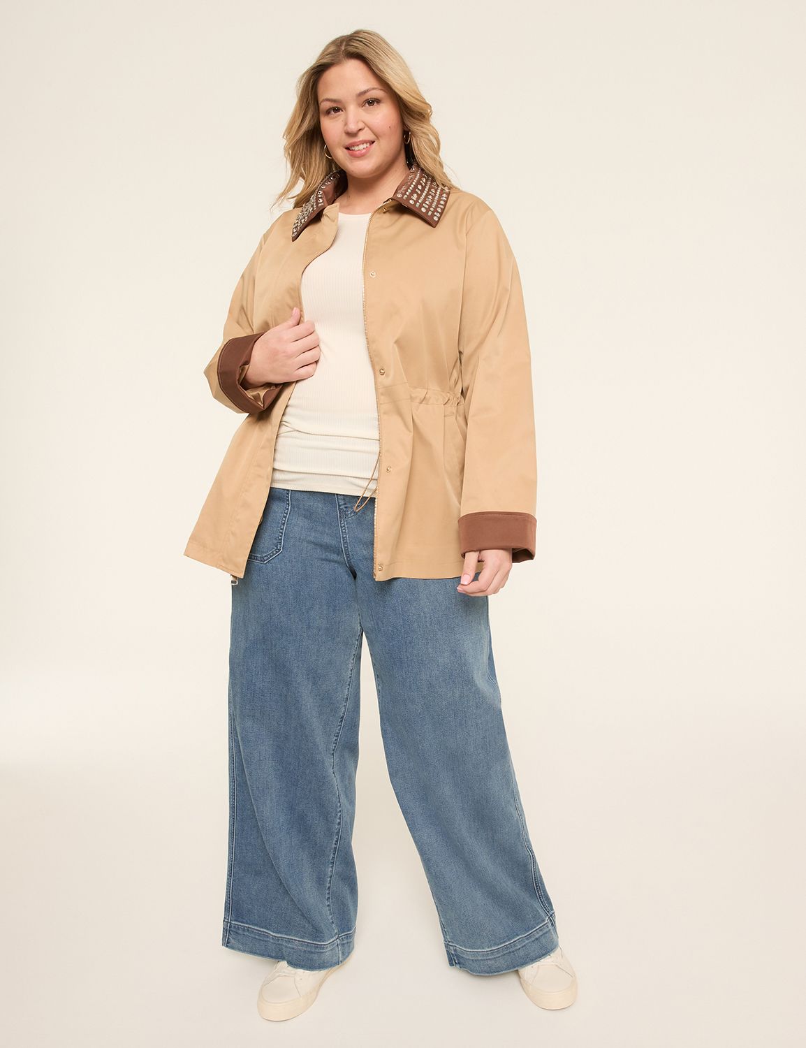 Relaxed Fit Jacket with Detachable Product Image 3
