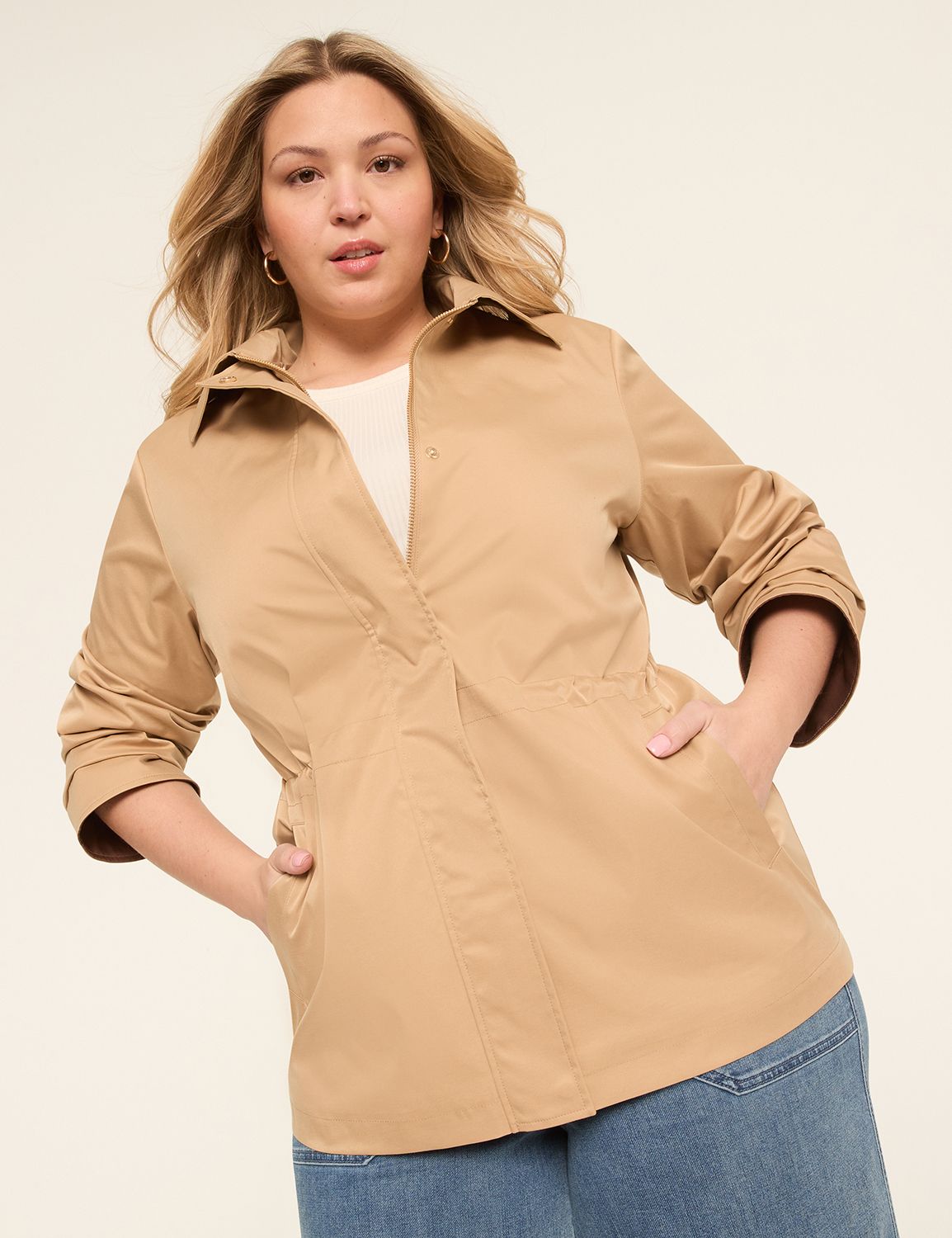 Relaxed Fit Jacket with Detachable Product Image 4