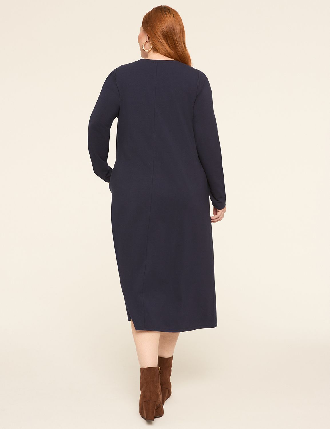 Crew-Neck Maxi T-Shirt Dress