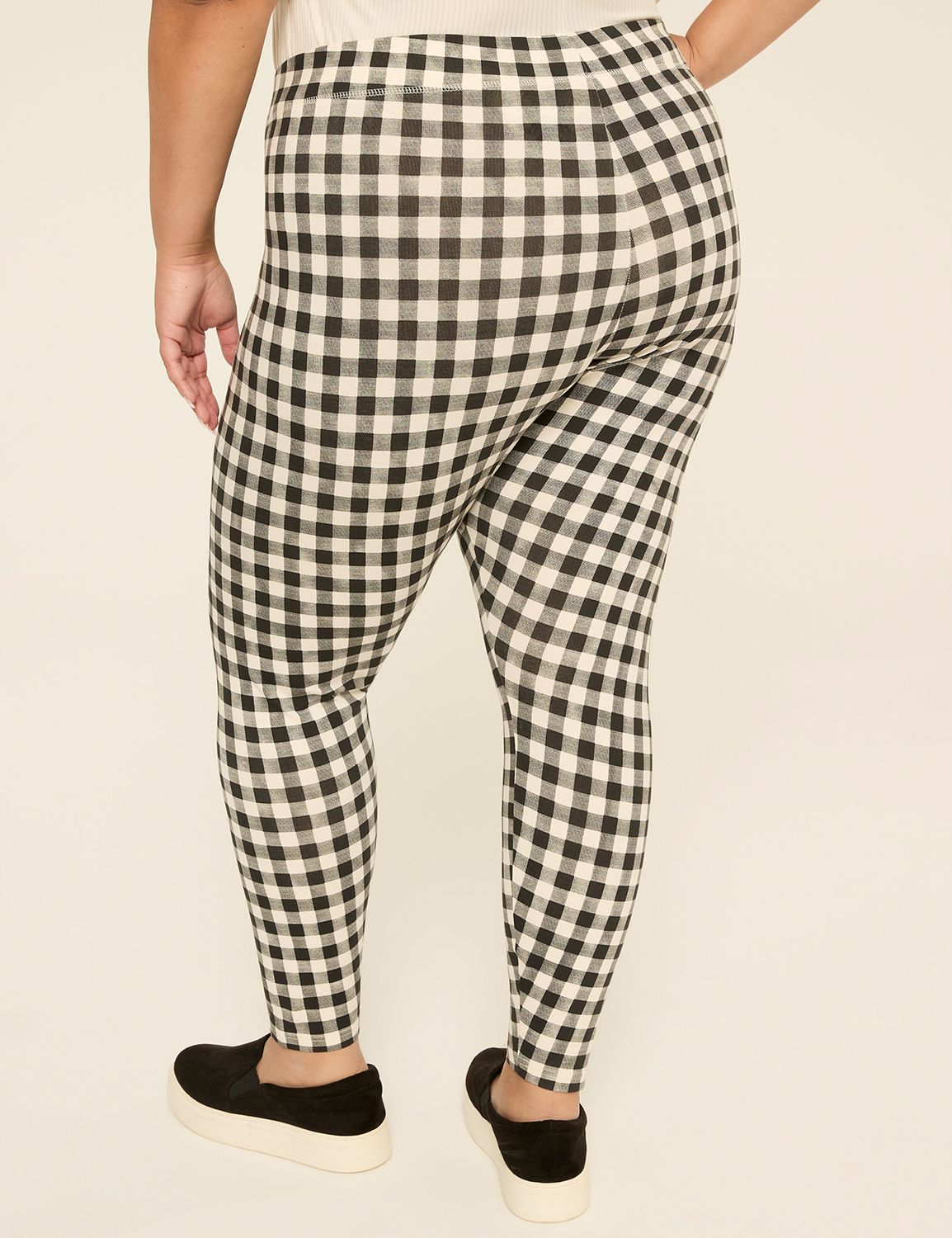 Gingham Layering Fashion Legging