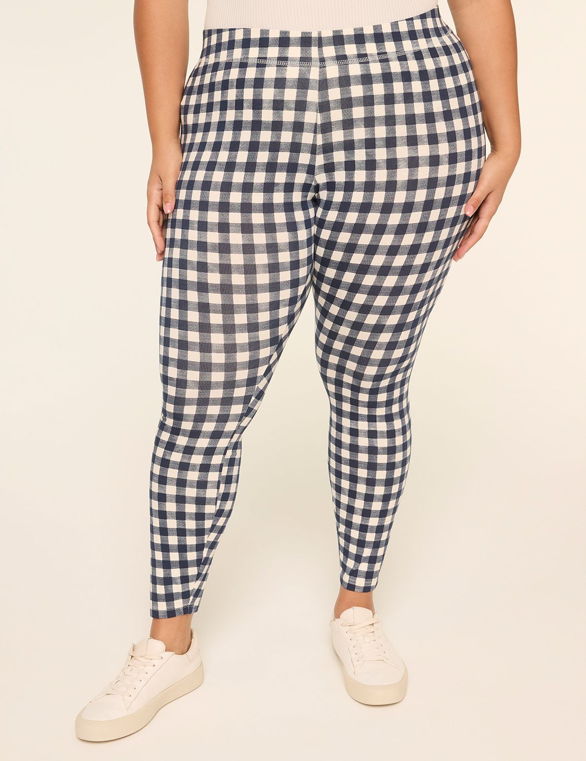 Gingham Layering Fashion Legging