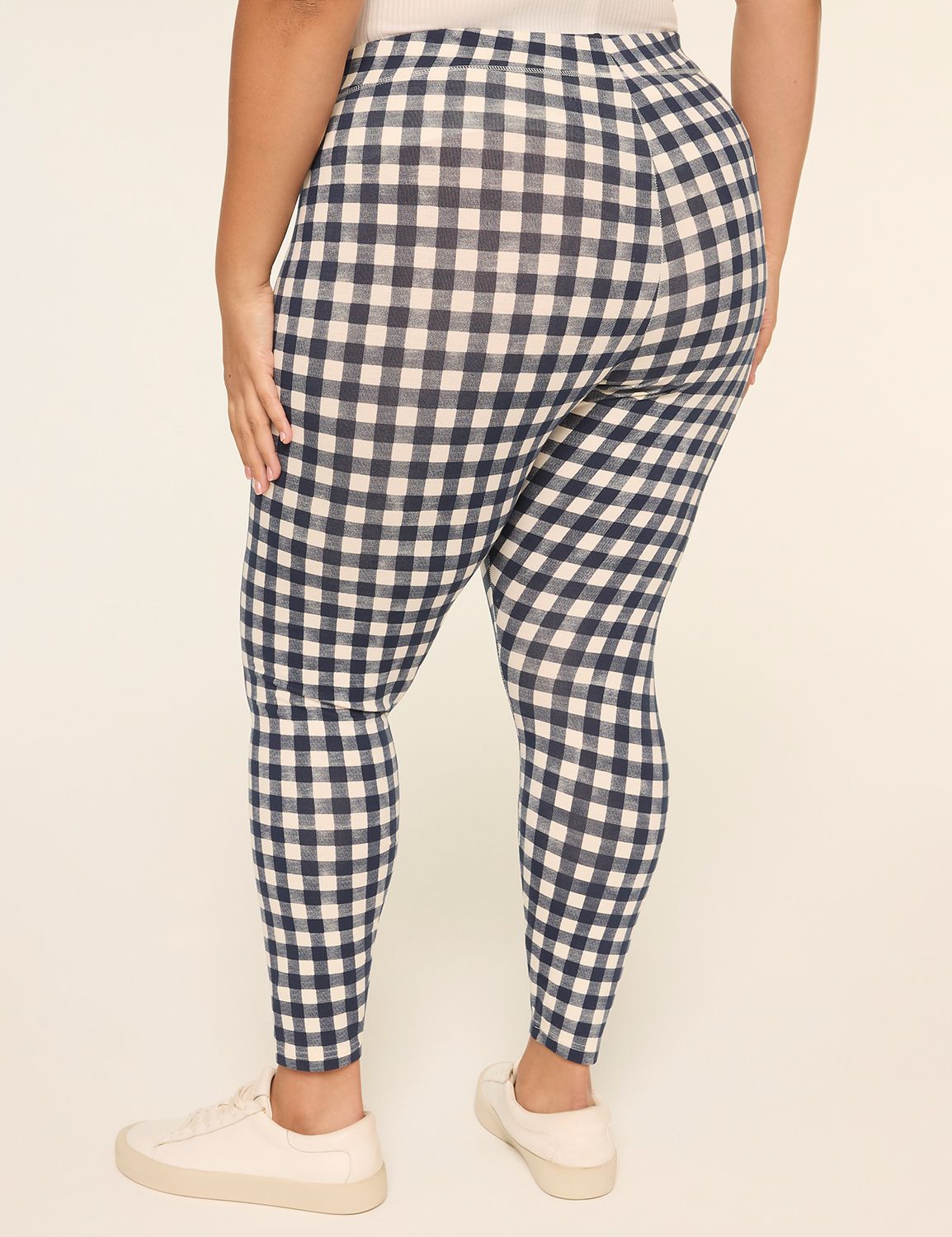 Gingham Layering Fashion Legging