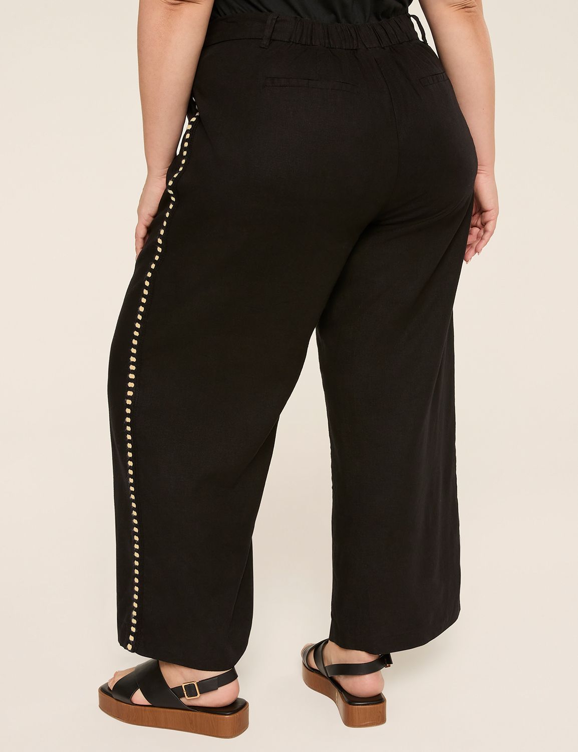 Linen Wide Leg Pant