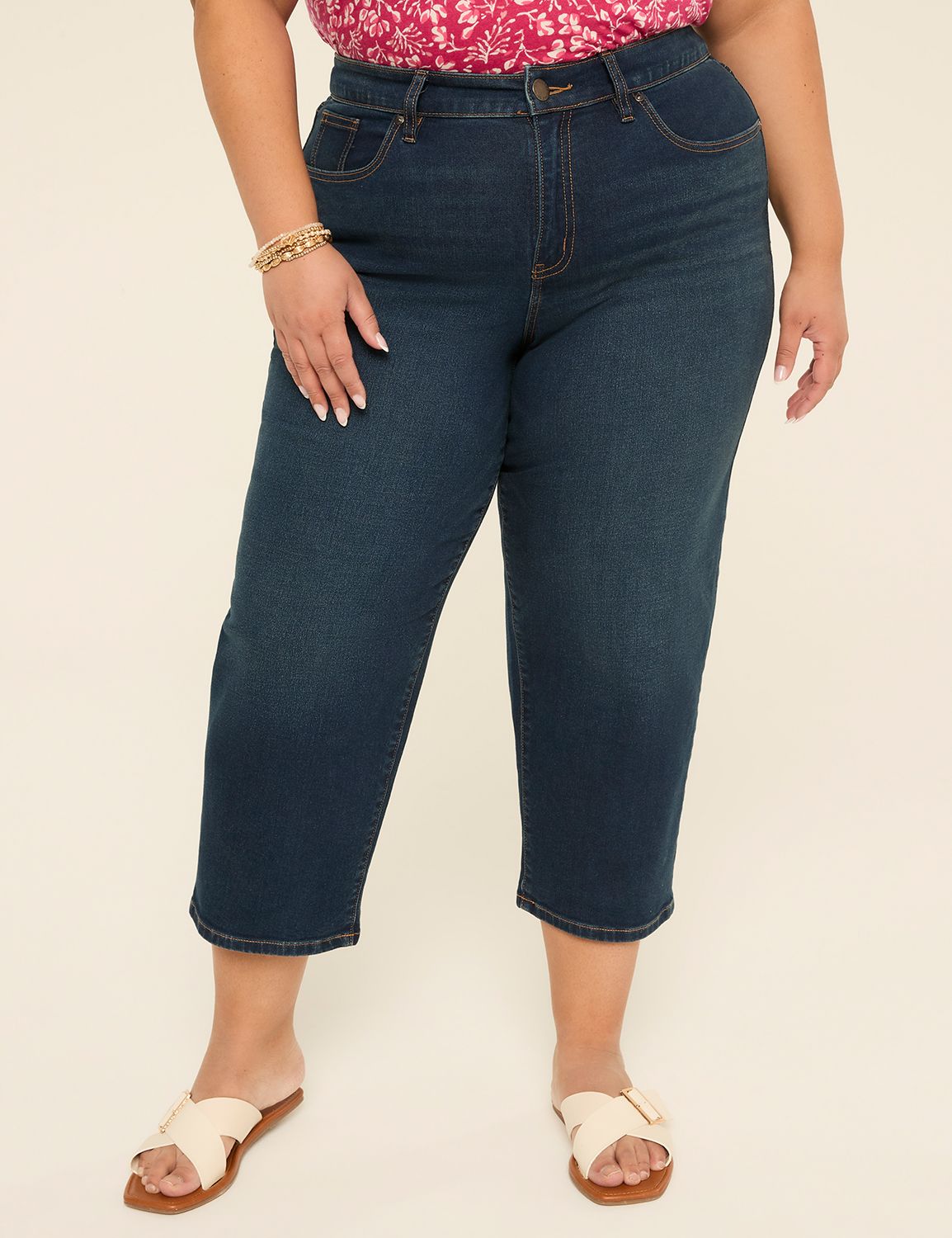 No-Gap Curvy Fit Straight Capri
