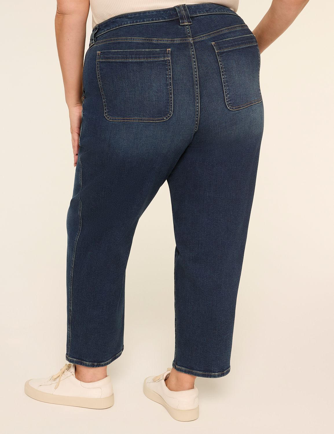 High-Rise Ankle Jean