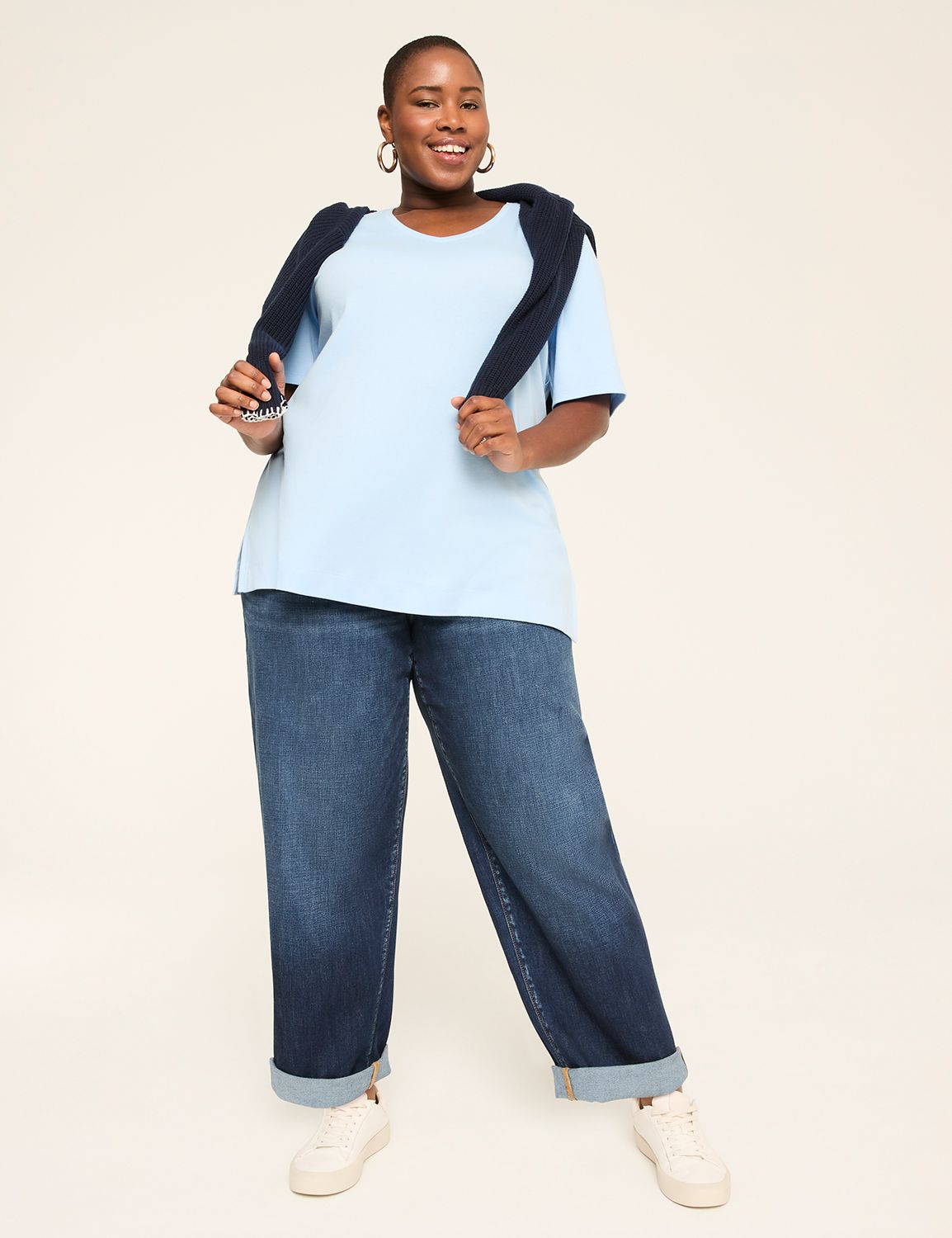 MID RISE BOYFRIEND LONG LEG - ORION Product Image 3