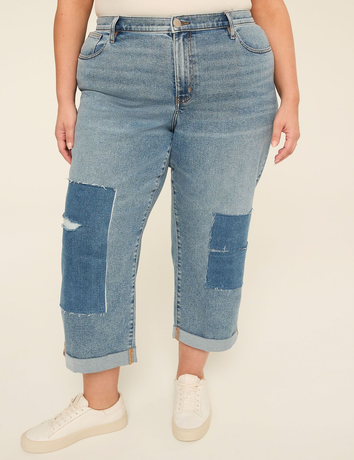 Mid-Rise Boyfriend Capri