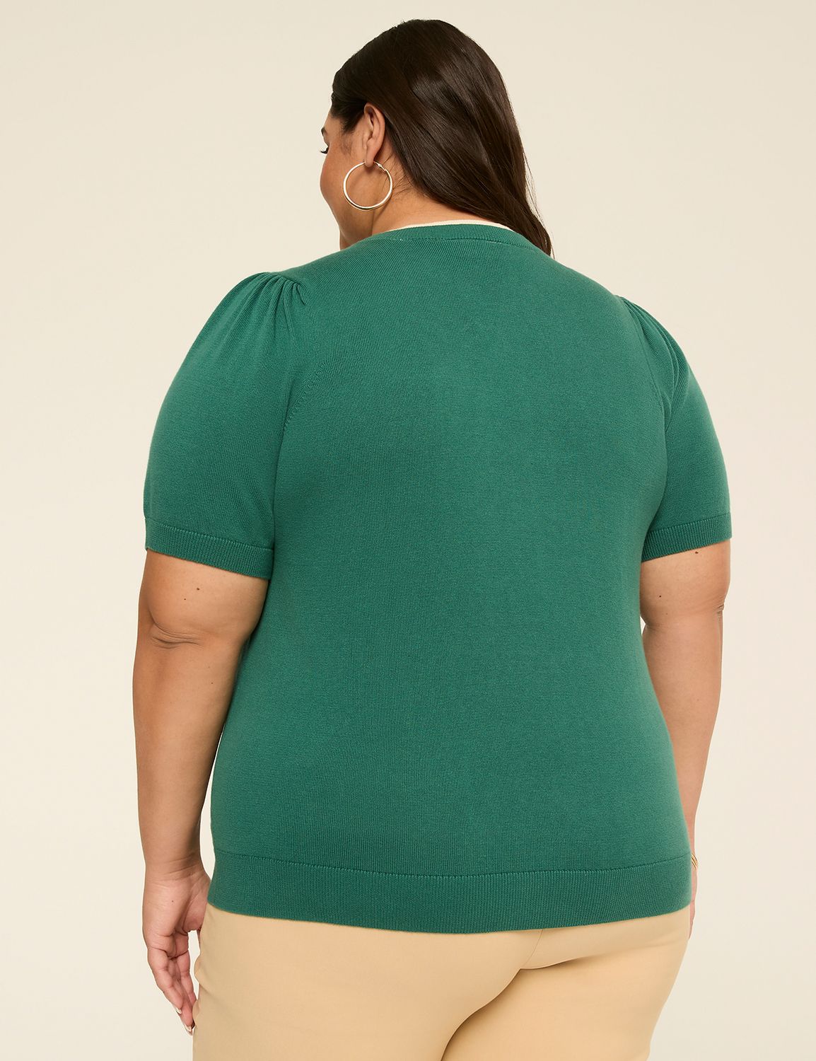 Round-Neck Pullover Sweater