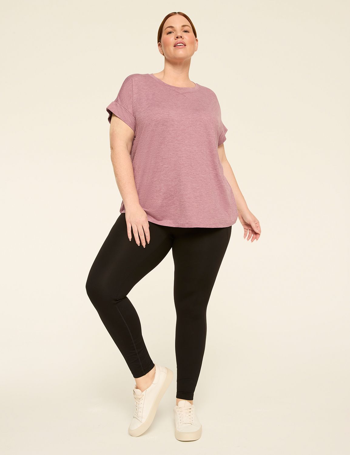 LIVI Short Sleeve Crew Neckline Liv Product Image 3
