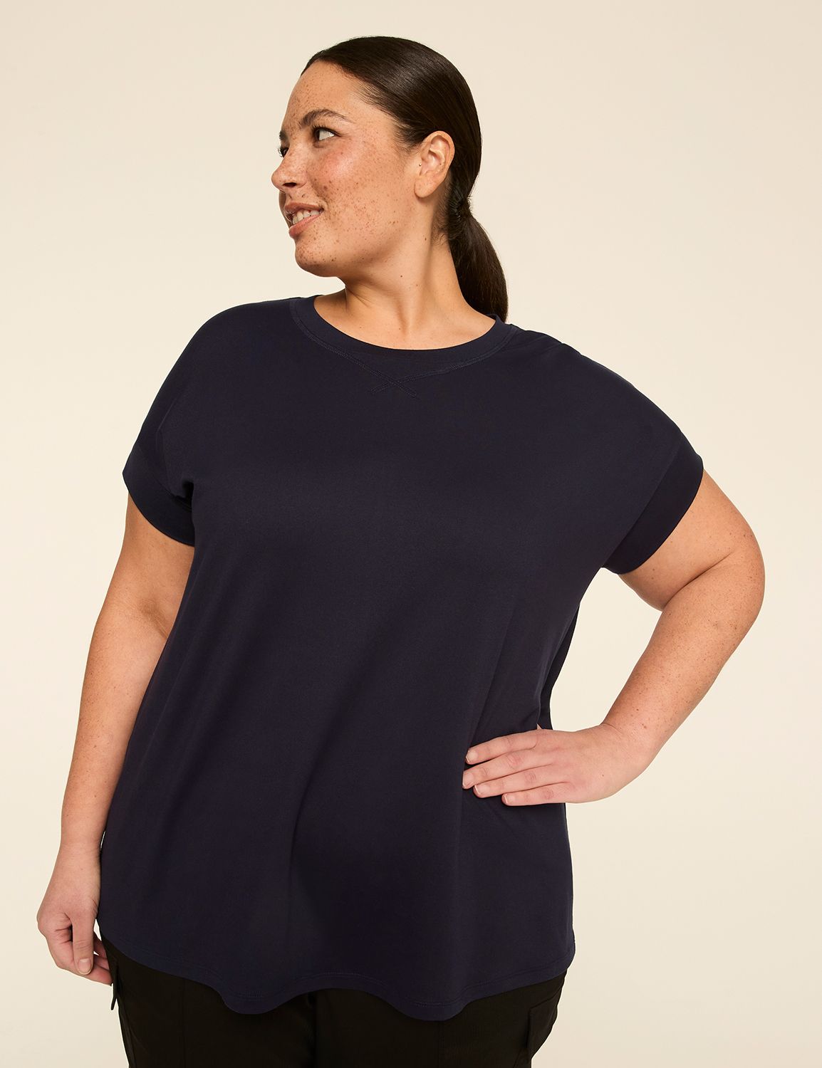 LIVI Soft Short-Sleeve Crew-Neck Tee