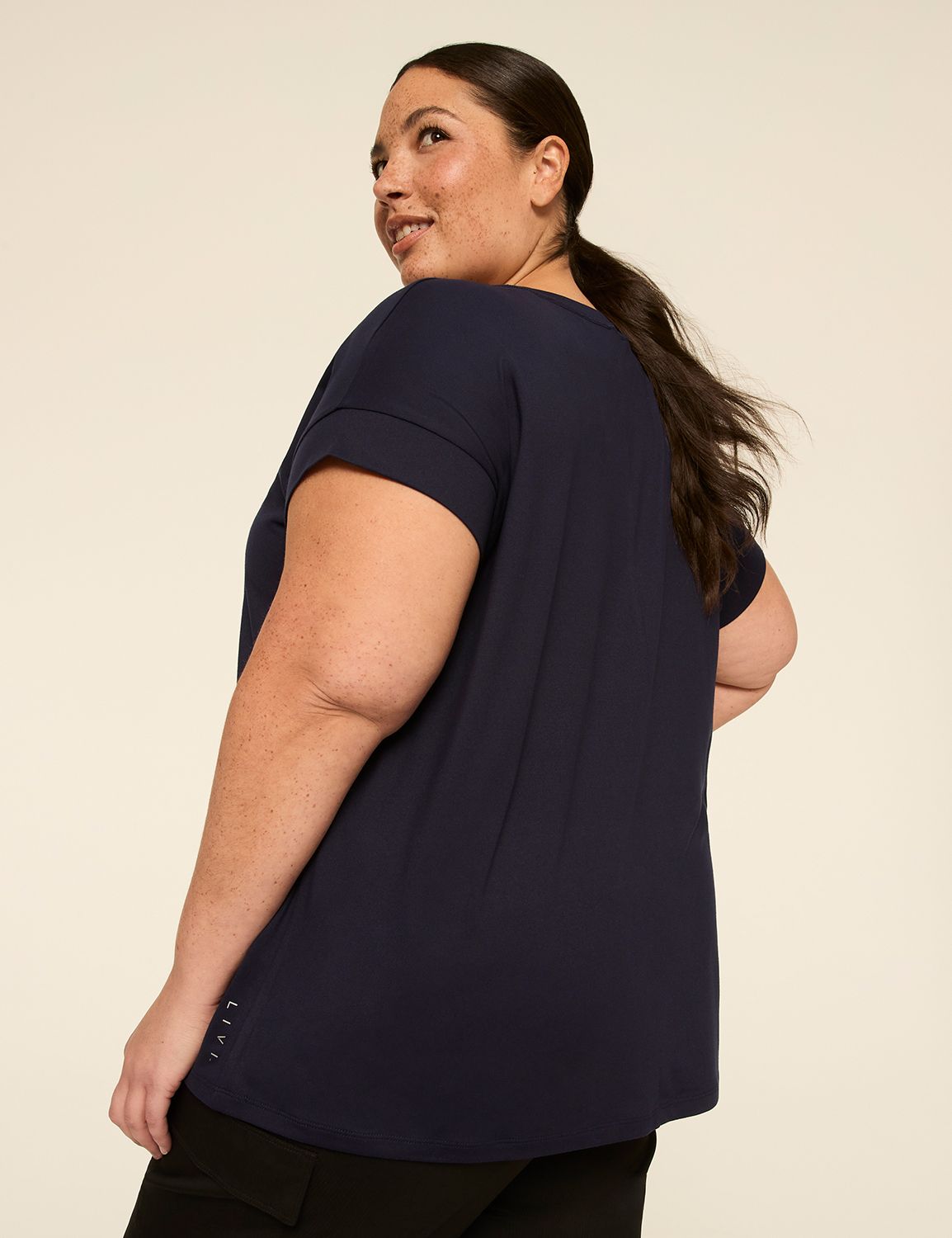 LIVI Soft Short-Sleeve Crew-Neck Tee