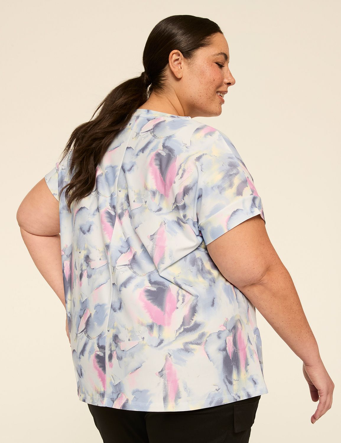 LIVI Soft Short-Sleeve Crew-Neck Tee