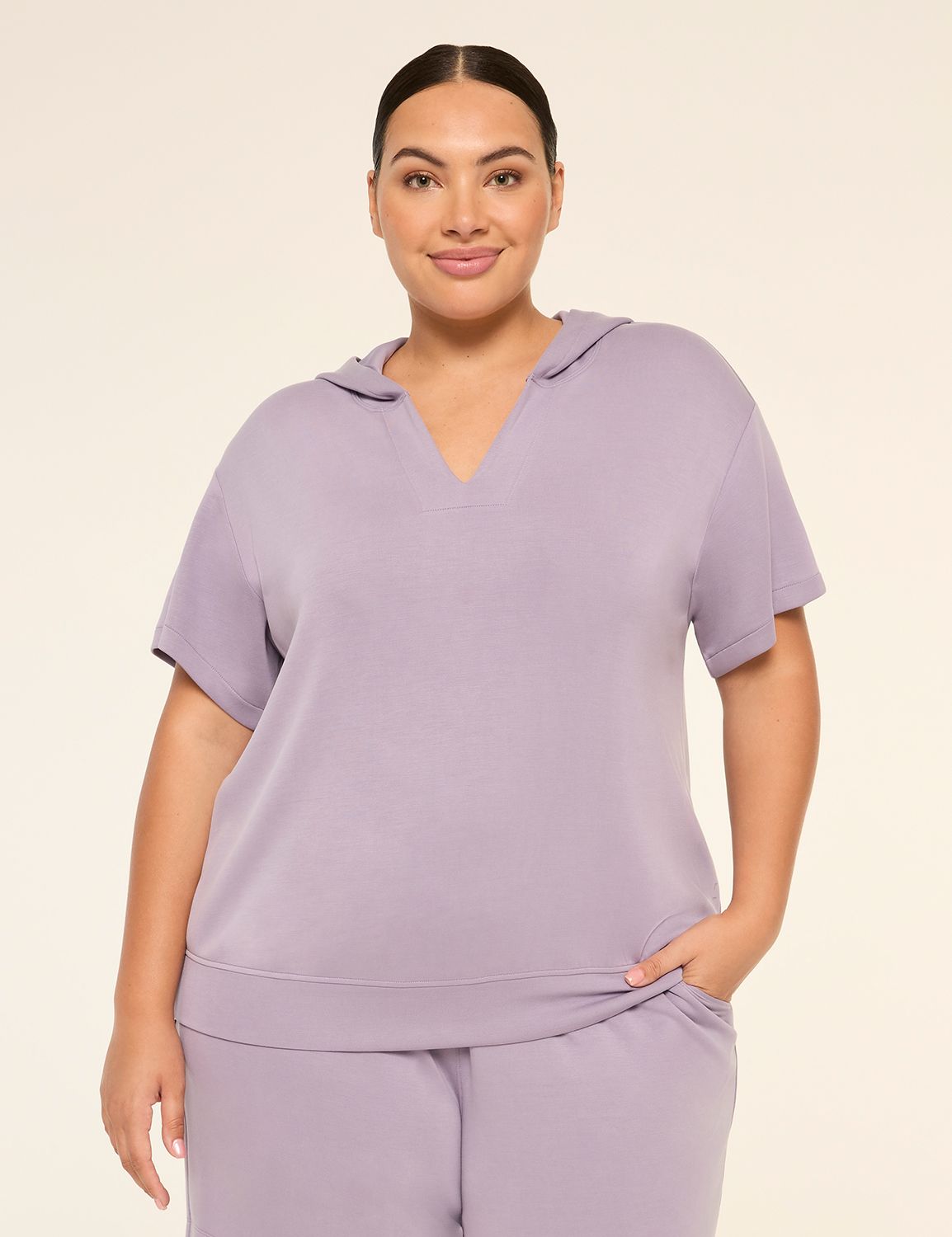 LIVI Journey Short-Sleeve Hooded Sweatshirt