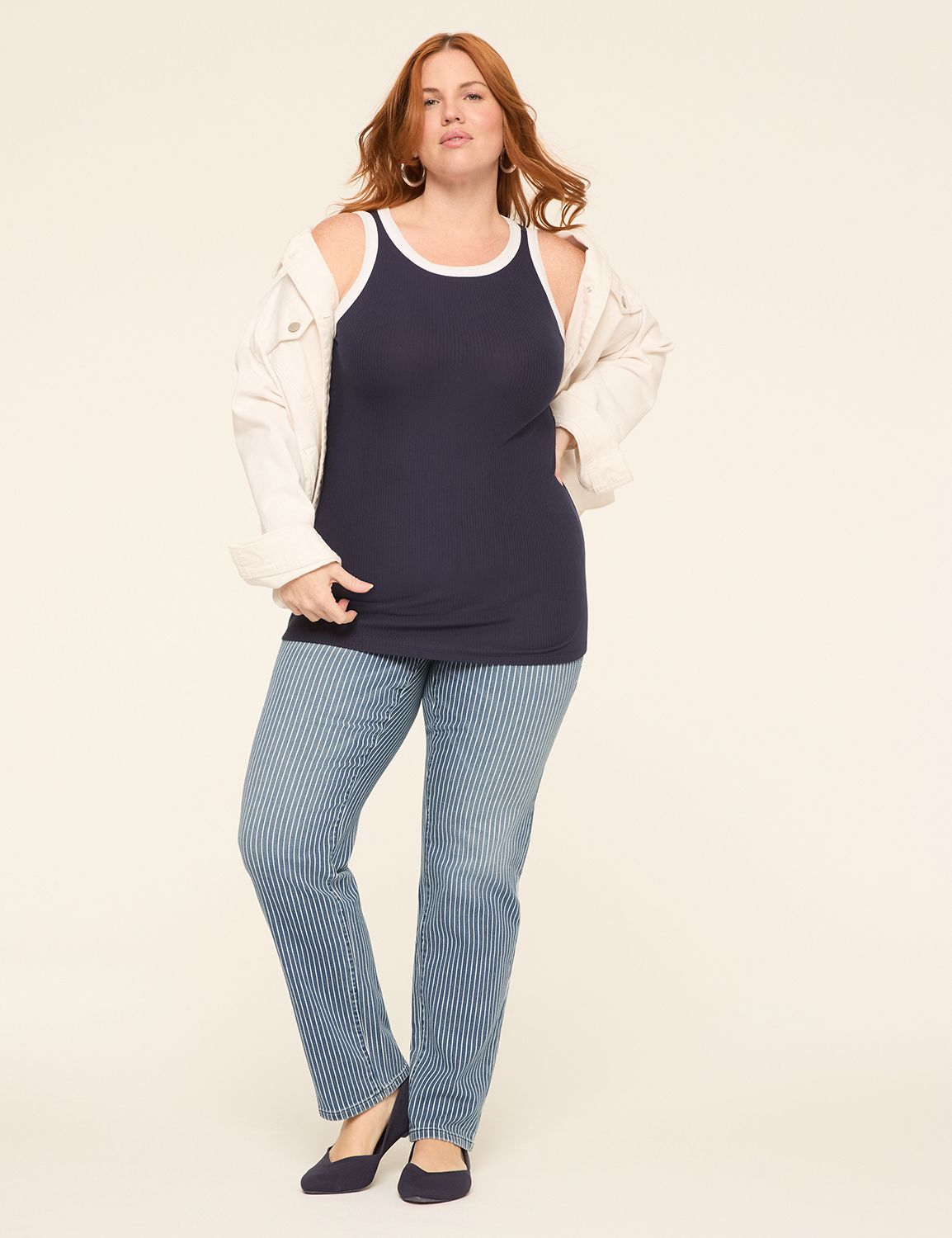 MID RISE SIGNATURE STRAIGHT CLOUD K Product Image 3