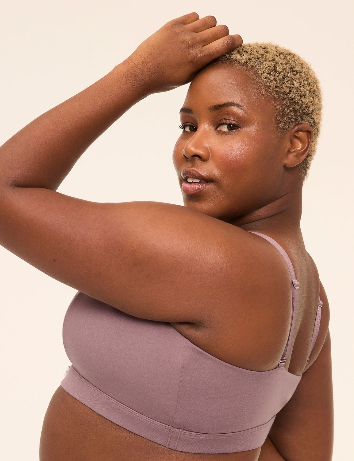 Cotton Bralette V-Neck 1148821-S Product Image 3