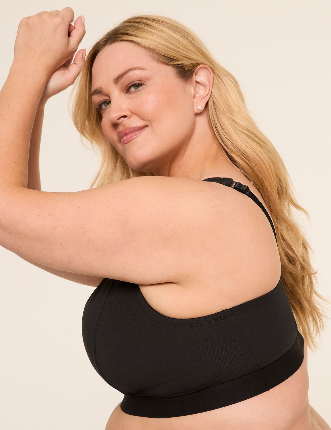 Cotton Wrap Bralette Matte Wide Ela Product Image 3