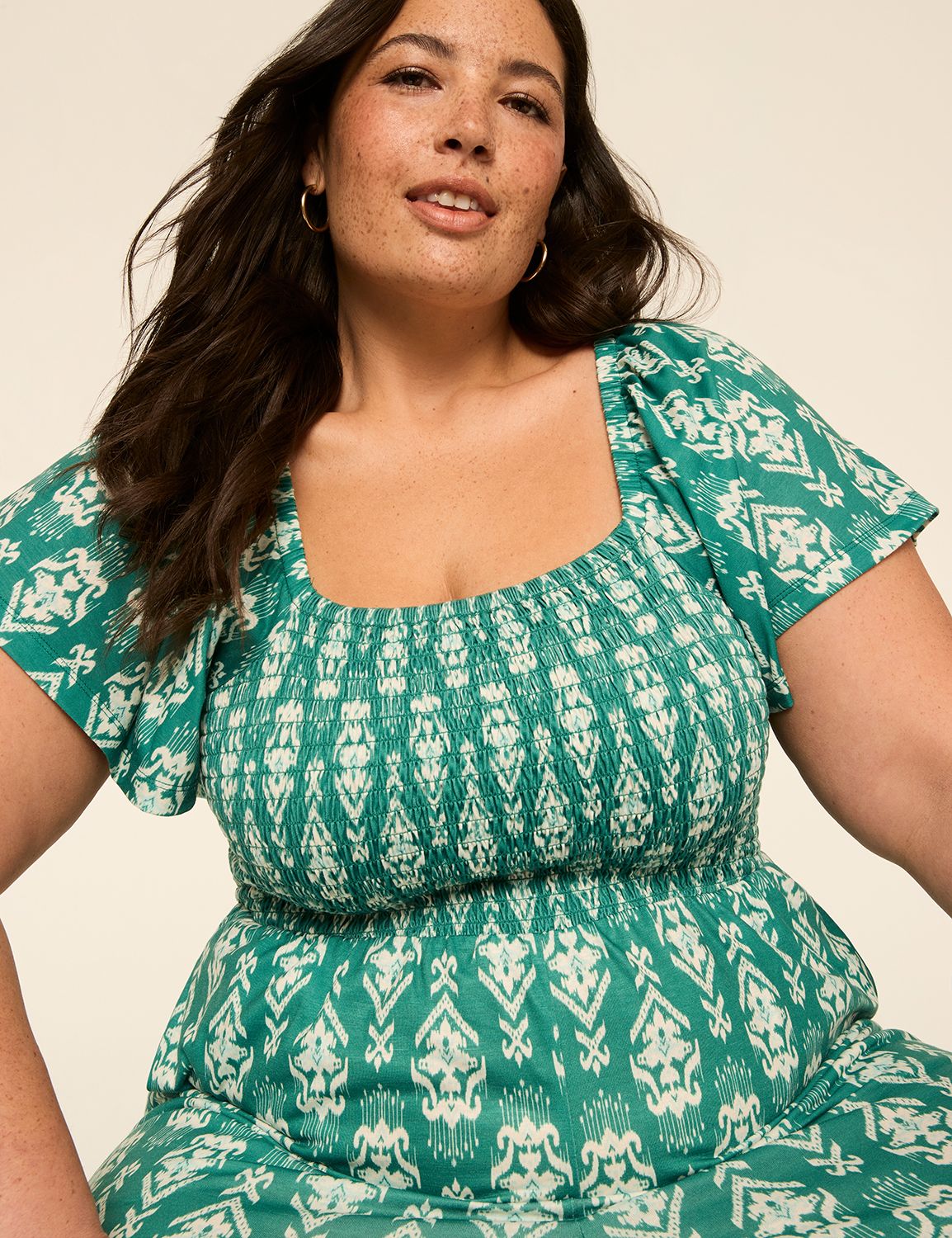 SMOCKED TANK JUMPSUIT LW 1149333 Product Image 3