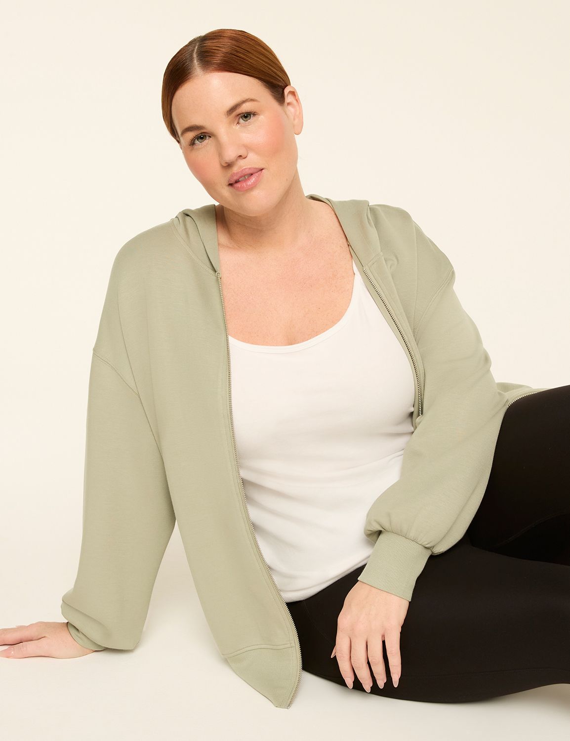 LIVI Long Sleeve Zip Front Journey Product Image 3