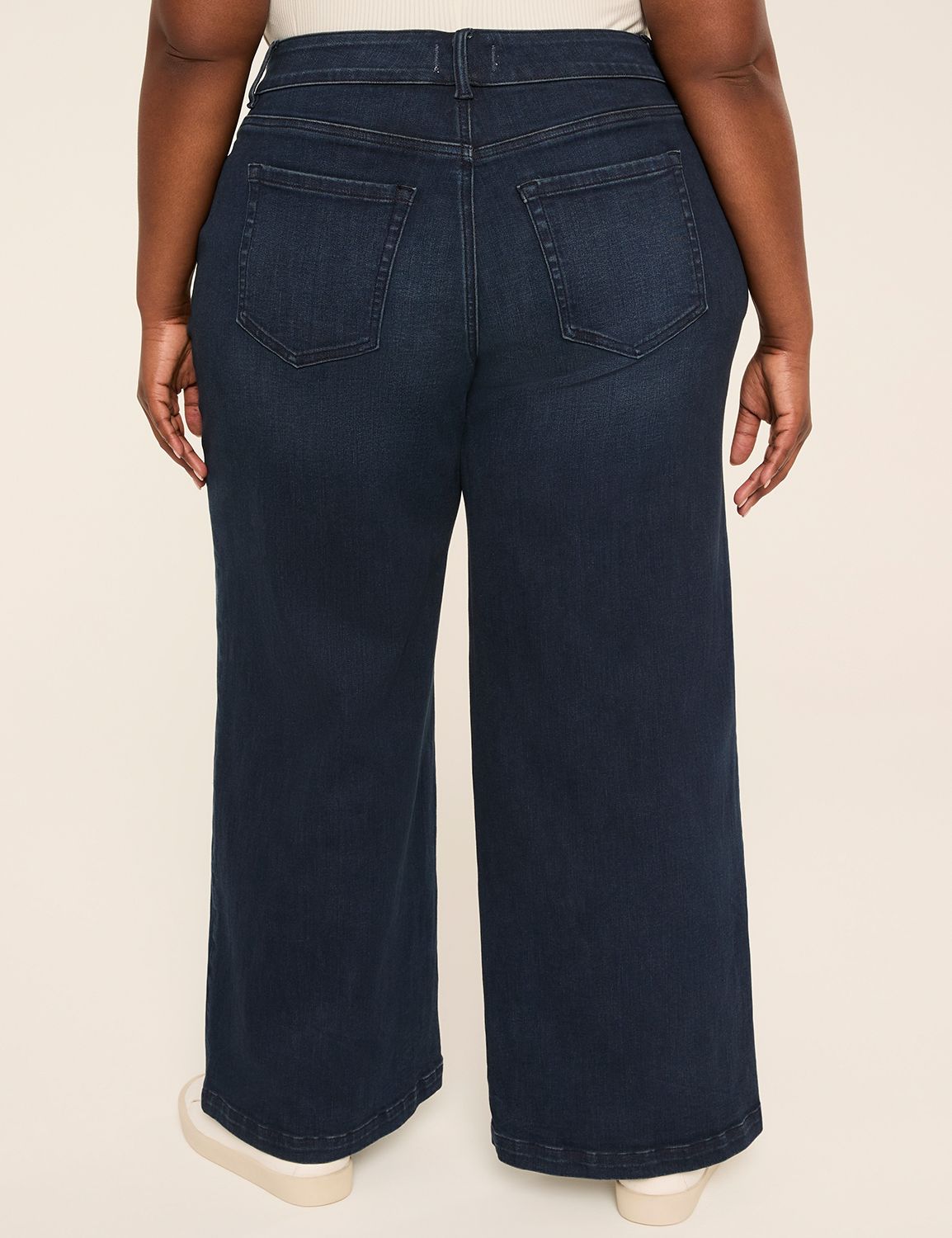 Tighter Tummy Fit High-Rise Wide Leg Jean