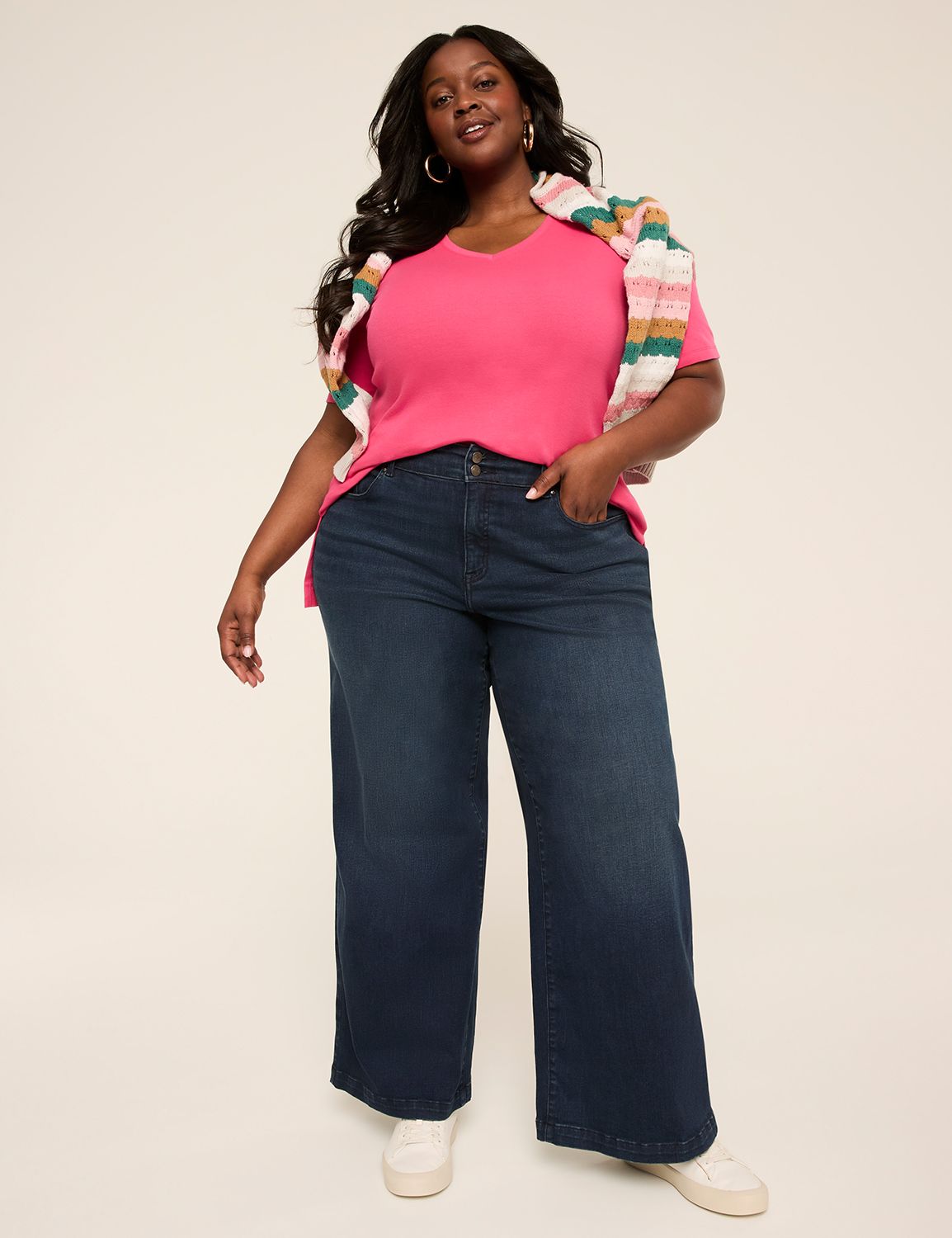 HIGH RISE TIGHTER TUMMY WIDE LEG - Product Image 3