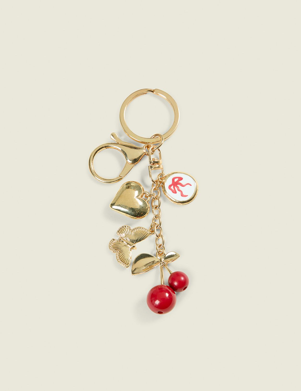 Cherries & Bow Keycahin Product Image 1