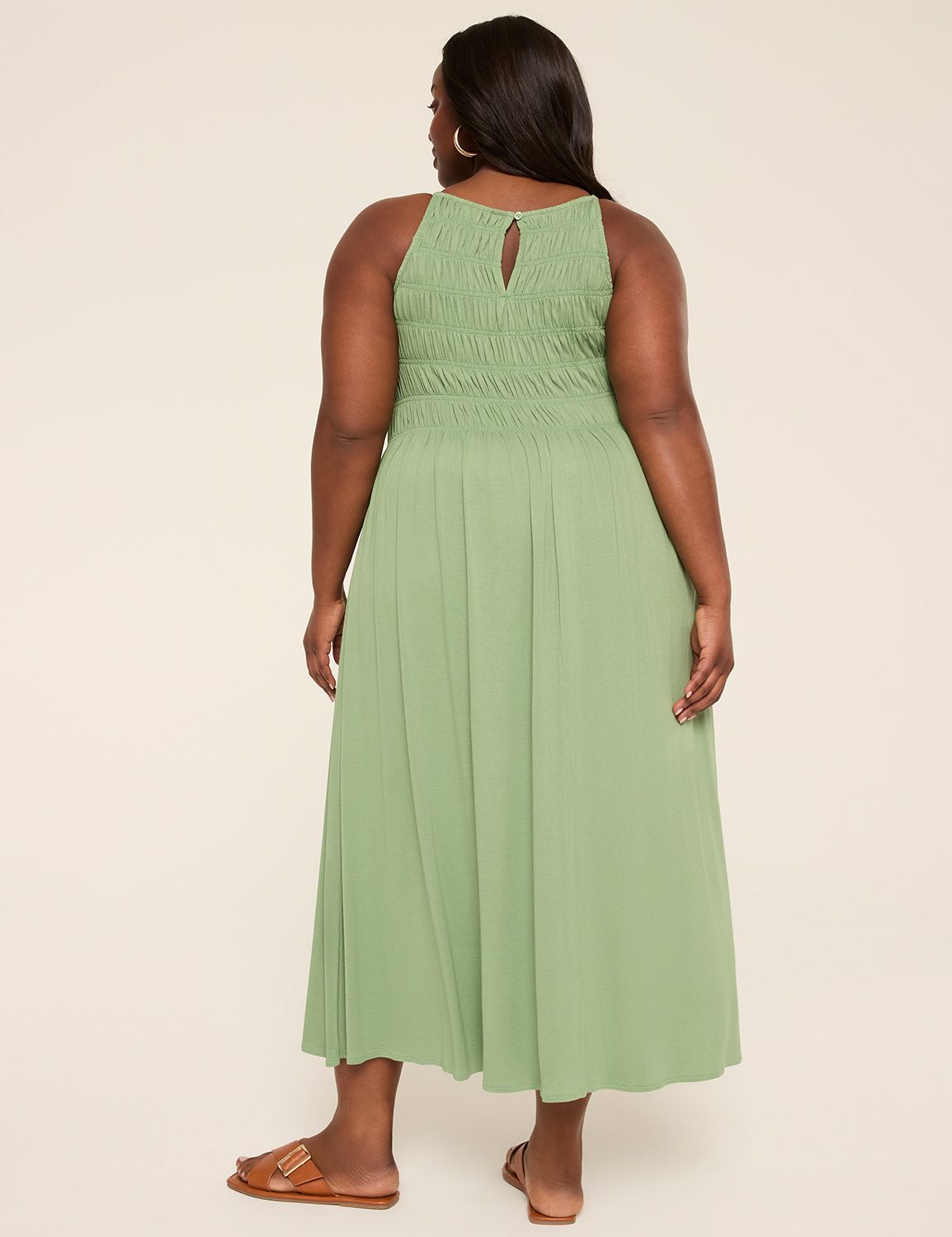 Shirred Bodice Maxi Sundress