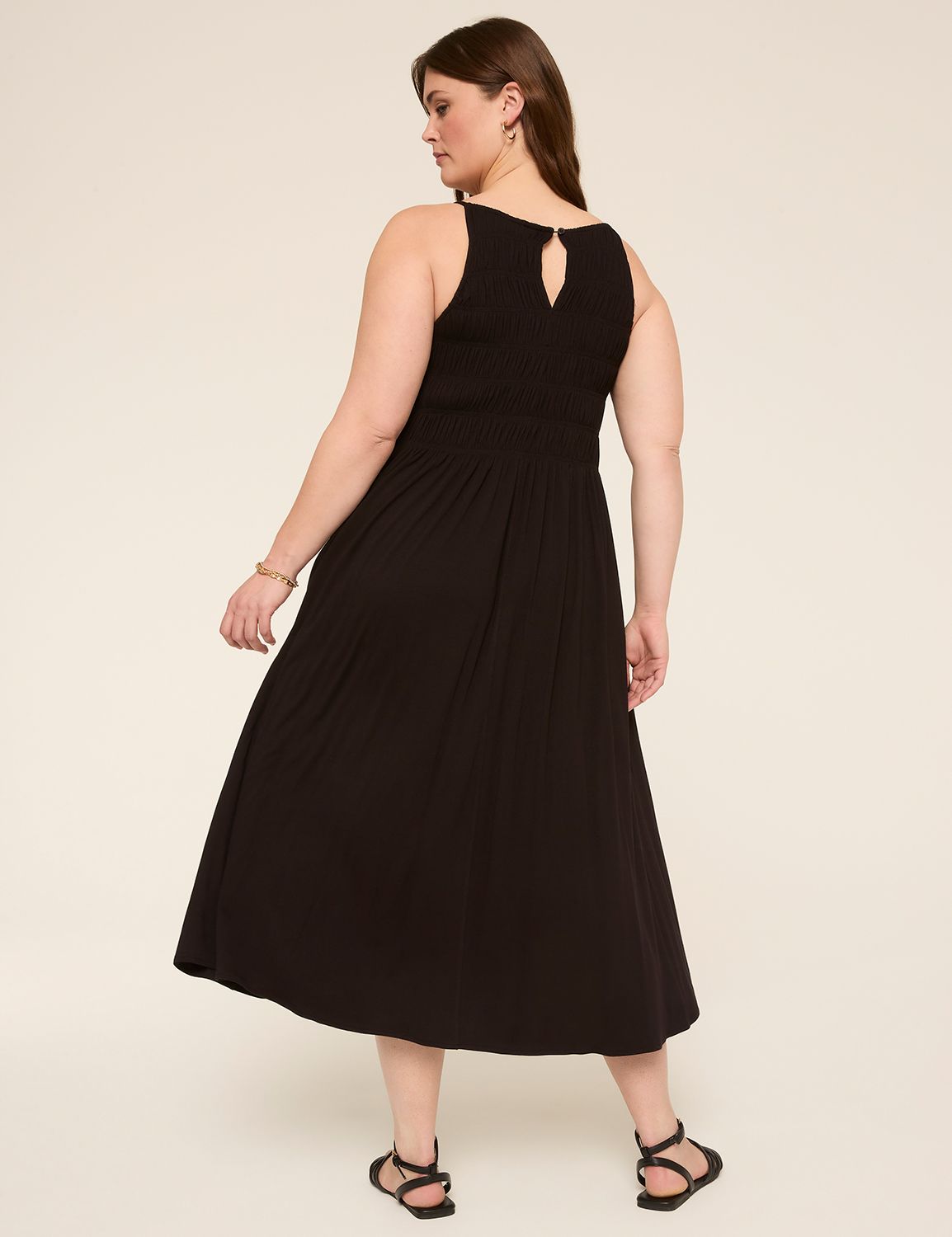 Shirred Bodice Maxi Sundress