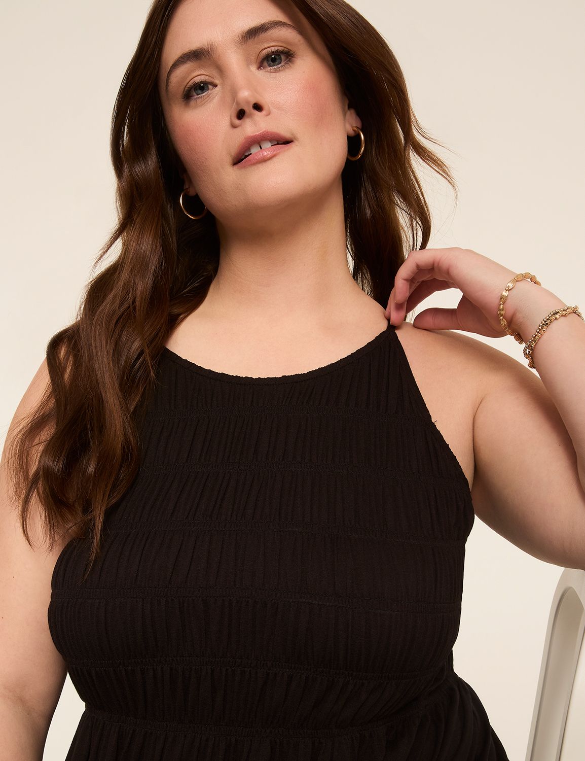 SL SHIRRED BODICE MAXI SUN DRESS 11 Product Image 3