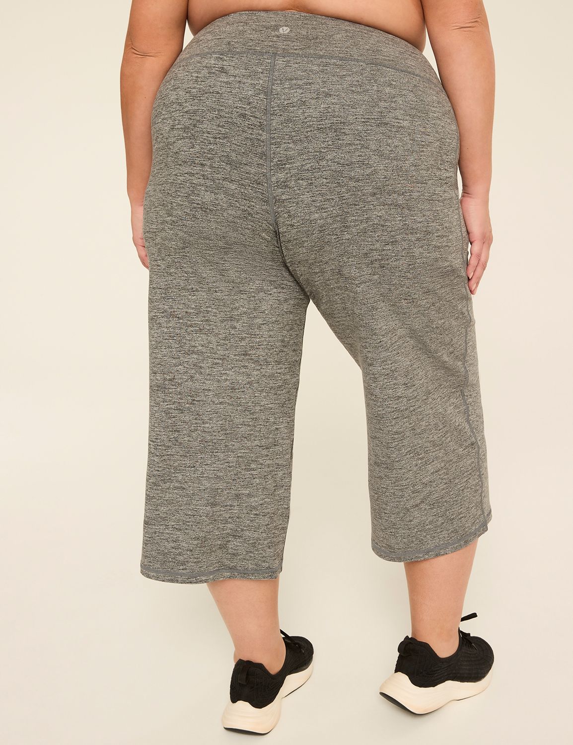 LIVI High-Rise Livi Soft Marled Wide Leg Crop