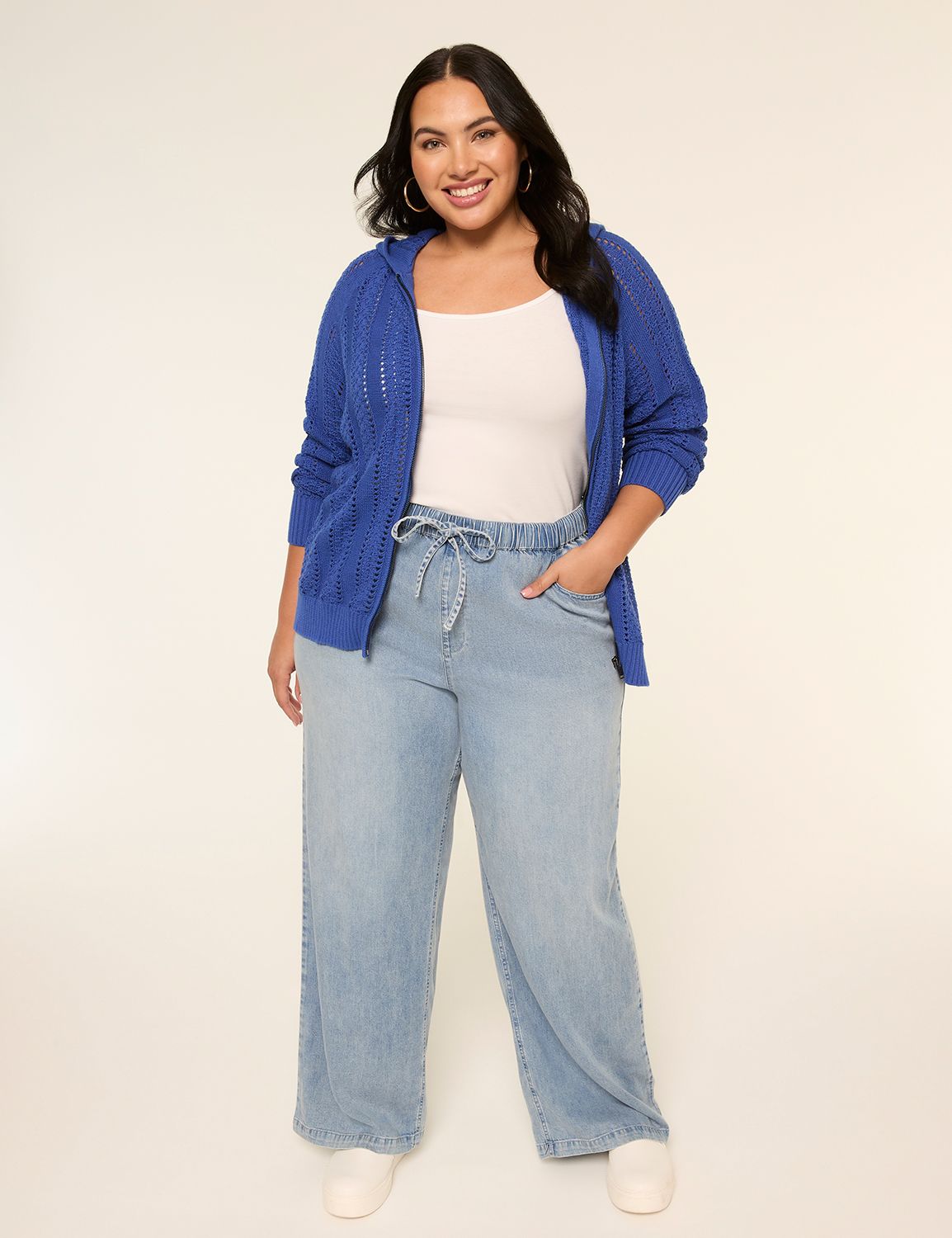 HIGH RISE TENCEL WIDE LEG- FITZ  WA Product Image 3