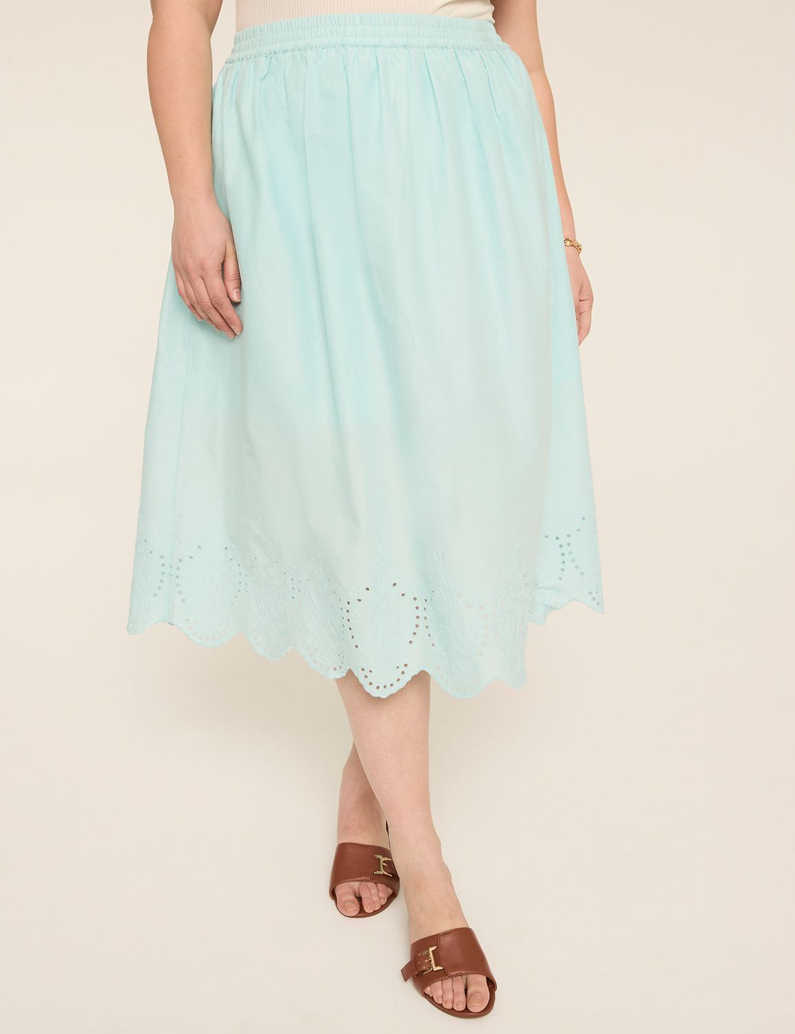 EYELET MAXI SKIRT 1149663 Product Image 3