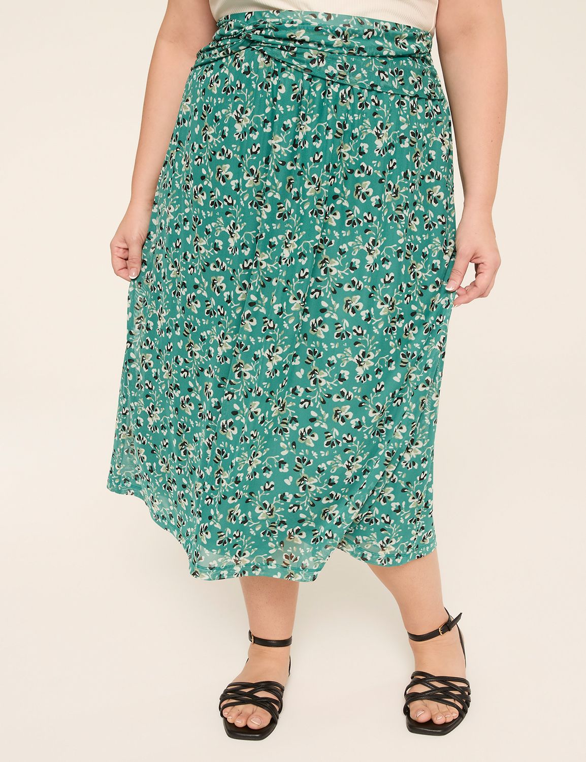 TWIST WAIST MESH SKIRT 1149656 Product Image 3