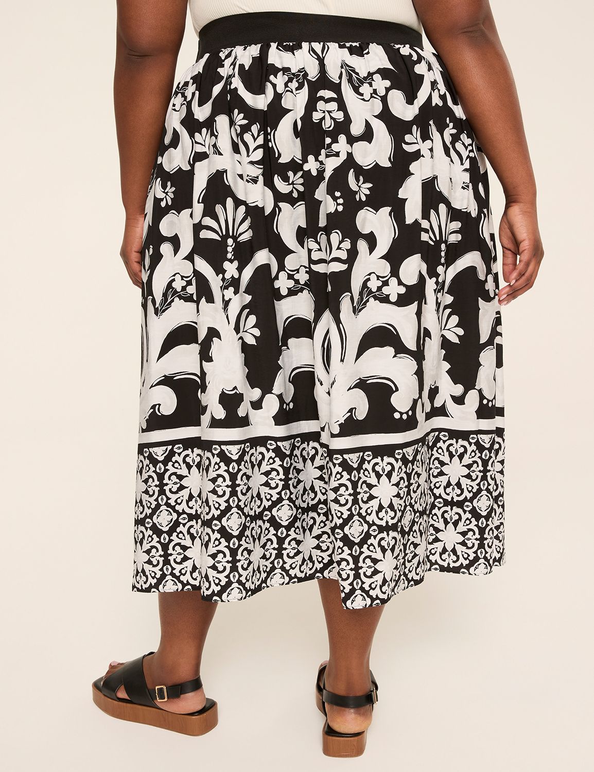 Pleated Maxi Skirt